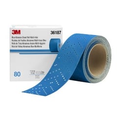 Picture of 3M 7100378716 Hookit Blue Abrasive Sheet Roll 40E Grit 2.75 Inch