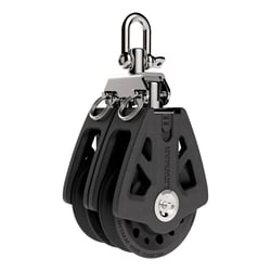 Picture of Lewmar 2020209464 60mm Double Block Synchro with Locking Swivel Head