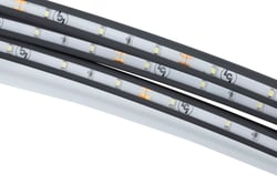 Picture of Lippert Components V000329698 12' Solid Black RV Awning with LED Lighting