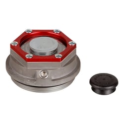 Picture of Lippert Components 85373928 Trailer Axle Oil and Dust Cap with Set Screw 8000 lb Clear