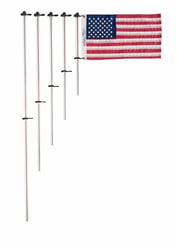 Picture of TAYLOR 2020109085 36-Inch Marine Aluminum Flag Pole with Charlevoix Clips
