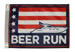 Picture of Taylor Made 1633 Beer Run Novelty Marine Flag 12x18 Inch