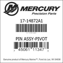 Picture of Quicksilver 14872A1 Pivot Pin Assembly for MerCruiser Alpha One