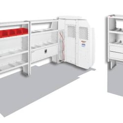 Picture of WeatherGuard 600-8213L HVAC Mechanical Van Storage Package for Ford Transit Mid-Roof 148" WB