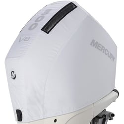 Picture of Quicksilver 8M0228521 Vented Engine Cover for 250-300 HP V8 Outboards White
