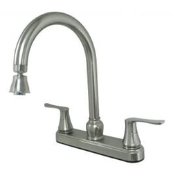 Picture of Empire Brass Company U-YNN800GSN-25MM-SPRY-E 8" RV Kitchen Faucet with Gooseneck Spout and Insta-Spray