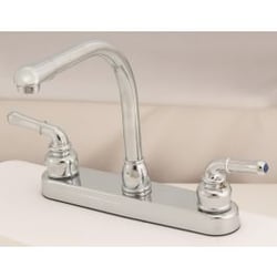 Picture of American Brass U-YCH800RS 8" RV Kitchen Faucet Hi-Rise Spout Chrome Teapot Handles
