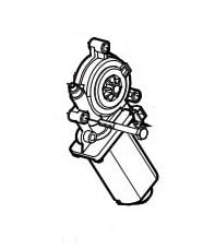 Picture of Powerwinch R001784 Motor Assembly for Carefree Latitude RV Awning 12V