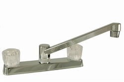 Picture of American Brass U-YJW800F 8-Inch RV Kitchen Faucet Chrome with Crystal Handles