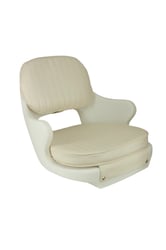 Picture of Springfield Marine 1060407-C Yachtsman II Boat Seat with Mount and Cushions Off-White