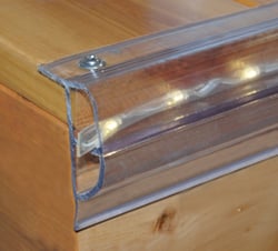 Picture of TAYLOR 2020136582 ClearVue Dock Edging 10ft Standard P-Shape with LED Solar Light
