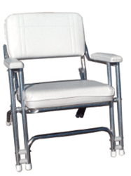 Picture of Taylor Made 40235 Single Deck Chair Cover - Heavy Duty White Vinyl