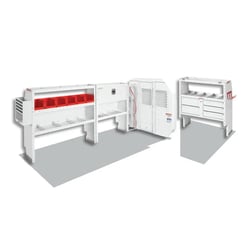 Picture of Weatherguard 600-8113R HVAC Mechanical Van Package for Ford Transit 130" WB Low Roof