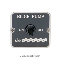 Picture of Xylem 43 Deluxe 3-Way Lighted Rocker Panel Switch 12V