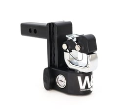 Picture of Weigh Safe SWS6-2.5-PATB-KA Steel Adjustable Drop Hitch 6 Inch Drop 2.5 Inch Shank with Pintle Attachment and Tow Balls