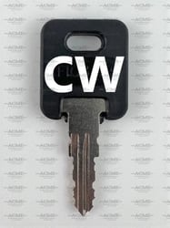 Picture of AP 013691401 Fastec CW Replacement Key Code #401 for RV Entry Door Locks