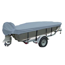 Picture of Carver Covers 70123F-10 Poly-Flex II Narrow Series Boat Cover for 13.5' V-Hull Fishing Boats
