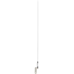 Picture of Scout PF AN NVHF00012T 3' Stainless Steel VHF Whip Antenna 3dB with Bracket for Sailboats