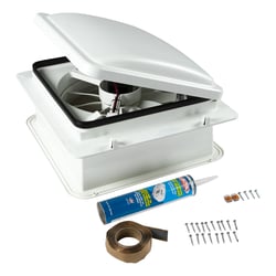 Picture of Furrion 2023054272 RV Roof Vent Fan Replacement Lid Kit White 14 Inch