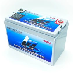 Picture of Lithium Pros M3167-36CK 36V 67Ah Lithium Ion Trolling Battery Kit with Charger