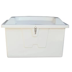 Picture of Taylor Made 2020108645 Stow N' Go Large Fiberglass Dock Box with Top Seat