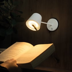 Picture of Silwy Drinkware SYSO-2024-W2 Portofino White Magnetic LED Lamp with Placemat and Pad