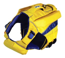 Picture of Jif Marine MBO-YEL-M Monterey Bay Offshore Dog Life Jacket Yellow Medium