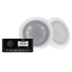 Picture of Fusion Electronics USA 010-02405-50 MS-RA60 Marine Stereo & 6.5" EL Classic Speaker Kit