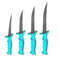 Picture of Toadfish 1175 Fixed Fillet Knife Set - 4 Piece Professional Fishing Knife Kit