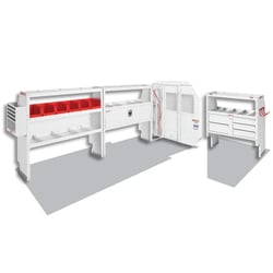 Picture of Weatherguard 600-8113L HVAC/Mechanical Van Package for Ford Transit 148" WB