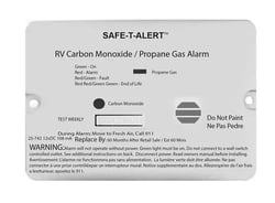 Picture of MTI Industries 25-742-WT Safe-T-Alert Dual LP/CO Detector Flush Mount White