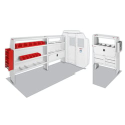 Picture of WeatherGuard 600-8444R Electrical Contractor Van Package for RAM ProMaster 136" WB Mid/High Roof