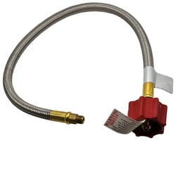 Picture of AP MER425HSS-24P High Flow Propane Pigtail 24 Inch Stainless Steel Braided