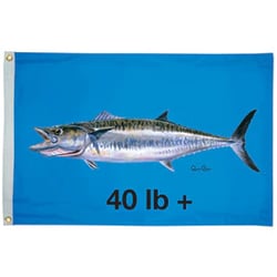 Picture of TAYLOR 2020109148 Carey Chen King Mackerel 40 Pound Catch Flag 24x36 Inch