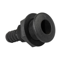 Picture of White Cap Industries 3801B 3/4" Nylon Straight Thru-Hull with Barb