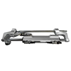 Picture of Uflex UC128TS-SVS 3 SilverSteer High Performance Hydraulic Steering Cylinder V3 Angled Offset Link Arm