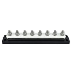 Picture of Bluewater 312315-B-008 Heavy-Duty 8 Stud Busbar 600 Amp