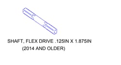 Picture of BAL 854761 Flex Drive Shaft for Accu-Slide RV Slide-Out Systems