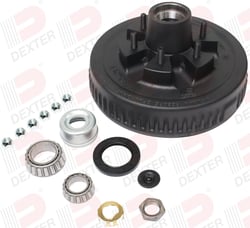 Picture of Dexter Marine Products K08-201-2G Pre-Greased 6K Hub-Drum Kit 6 on 5.5 Inch Bolt Pattern