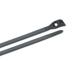 Picture of Ancor 199329 11-Inch Low Profile UV Resistant Cable Ties 50 lb Tensile Strength Black 100 Pack