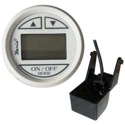 Picture of Faria Instruments F13150 Dress White Transom Mount Depth Sounder Gauge