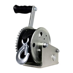 Picture of Powerwinch 21500-W-1400-6-Z-R Utility Series Manual Winch 1400lb 6" Crank Zinc