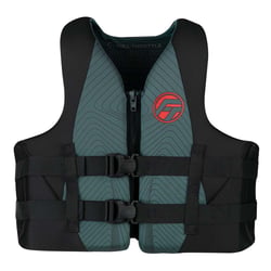 Picture of Kent Sporting Goods 142100-701-080-22 Full Throttle Adult Rapid-Dry Life Jacket 2XL/4XL Grey/Black