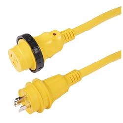 Picture of Marinco 199116 30 Amp 125V Shore Power Cord 12 Ft Yellow