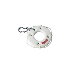 Picture of Cal June Buoys 87 Floating Life Ring Keychain White