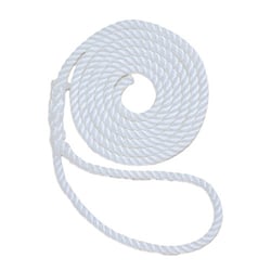 Picture of Aamstrand Ropes & Twines 26100 Twisted Nylon Dock Line 1/2" x 30'