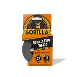Picture of Gorilla Glue GORL6100101 Tape To-Go Handy Roll 1" x 10 Yards Black