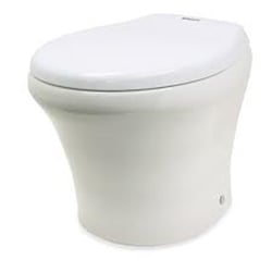 Picture of Dometic 324892023 MasterFlush 8920 Low-Profile Electric Macerator Marine Toilet 12V Bone