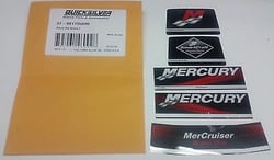 Picture of Quicksilver 881755A00 Bravo Sterndrive Decal Set