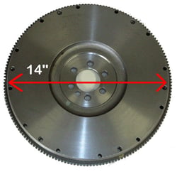 Picture of Quicksilver 8M0083287 Magneto Flywheel Assembly 14" 4.3L Marine Engine with 80W Lighting Coil